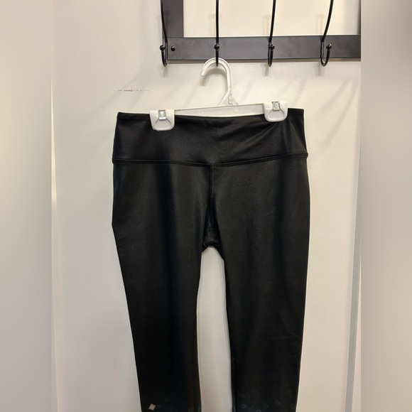 Alo Yoga Air Brush Black Brilliance High Rise Leggings - Picture 3 of 10